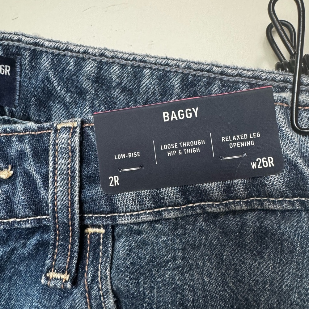 NWT Hollister Blue Low-Rise Baggy Jeans